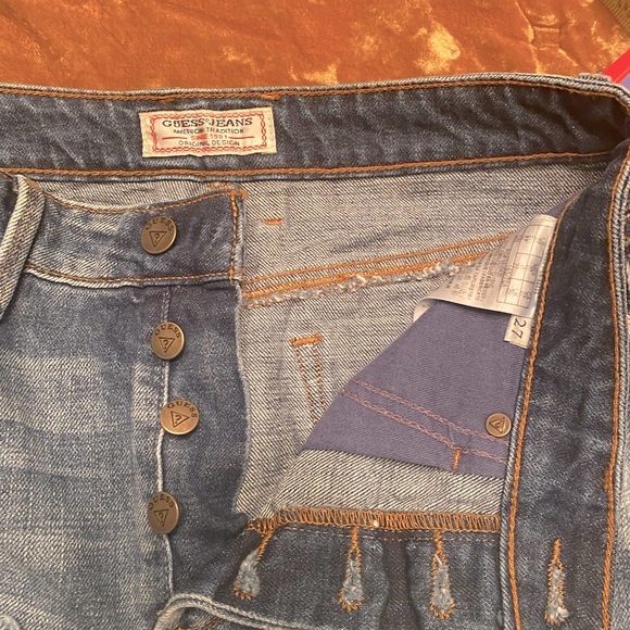 Guess Blue Jean Mini Skirt - Picture 2 of 3